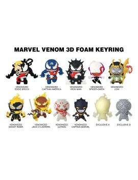 VENOM - Series 1 - 3D Foam Bag Clip (Display 24 Pcs) Monogram 1 - Culture-Pop-France