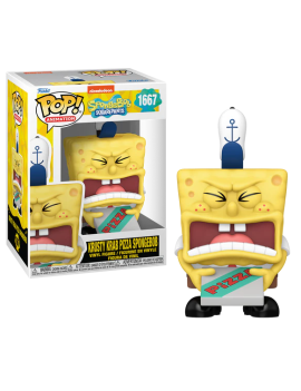 BOB L'EPONGE - POP Animation N° 1667 - Bob l'Eponge avec Pizza Funko 1 - Culture-Pop-France