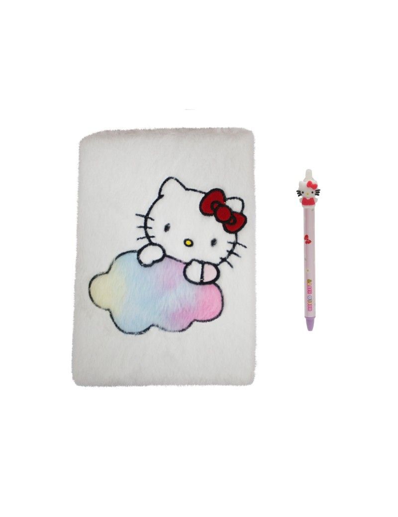HELLO KITTY - Pack Notebook Peluche A5 Stylo-Bille CYP 1 - Culture-Pop-France HELLO KITTY - Pack Notebook Peluche A5 Stylo-Bille CYP 1 - Culture-Pop-France