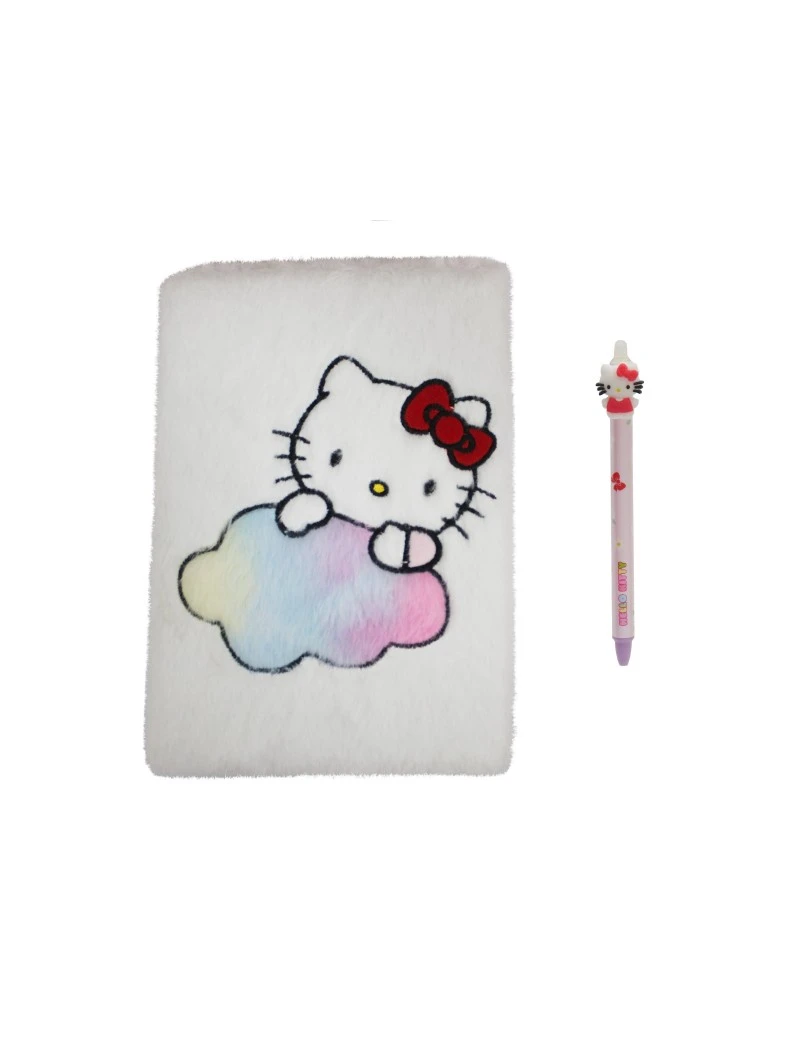 HELLO KITTY - Pack Notebook Peluche A5 Stylo-Bille CYP 1 - Culture-Pop-France HELLO KITTY - Pack Notebook Peluche A5 Stylo-Bille CYP 1 - Culture-Pop-France