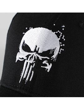 MARVEL - Logo Punisher - Casquette Cotton Division 1 - Culture-Pop-France