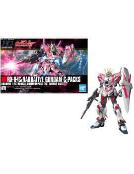 GUNDAM - HG 1/144 Narrative Gundam C-Packs - Model Kit 13cm Bandai Model Kit 1 - Culture-Pop-France
