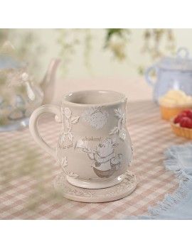 ALICE AUX PAYS DES MERVEILLES - Le Lapin Blanc - Mug en Relief Widdop 1 - Culture-Pop-France
