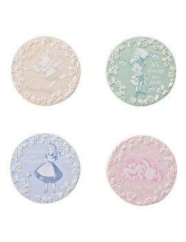 ALICE AUX PAYS DES MERVEILLES - Lot de 4 Sous Verres Widdop 1 - Culture-Pop-France