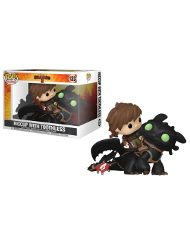 DRAGON - POP Ride DLX N° 123 - Harlod avec Krokmou Funko 1 - Culture-Pop-France