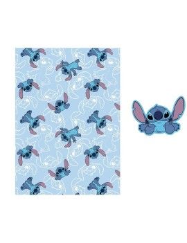 LILO & STITCH - Stitch - Couverture Corail 100x140cm   Coussin AyMax 1 - Culture-Pop-France