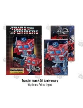 TRANSFORMERS - 40th Anniversary - Autobots -Lingot Edition Limitée Fanattik 1 - Culture-Pop-France