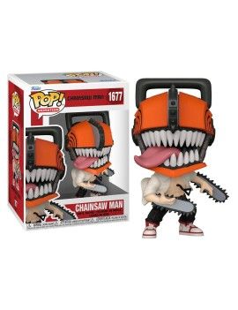 CHAINSAW MAN - POP Animation N° 1677 - Chainsaw Man avec Chase (BD) Funko 1 - Culture-Pop-France