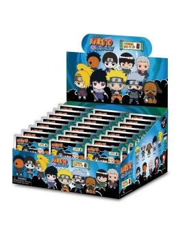 NARUTO SHIPPUDEN - Series 3 - 3D Foam Bag Clip (Display 24 Pcs) Monogram 1 - Culture-Pop-France