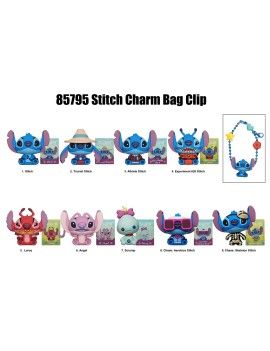 DISNEY - Stitch - Charm Bag Clip (Display 24 Pcs) Monogram 1 - Culture-Pop-France