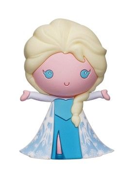 LA REINE DES NEIGES - Elsa - Aimant à collectionner en mousse 3D Monogram 1 - Culture-Pop-France