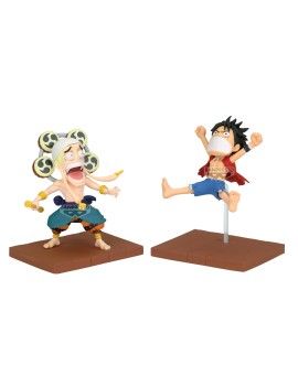 ONE PIECE - Luffy & Enel - Figurine WCF-Log Stories 7cm Banpresto 1 - Culture-Pop-France
