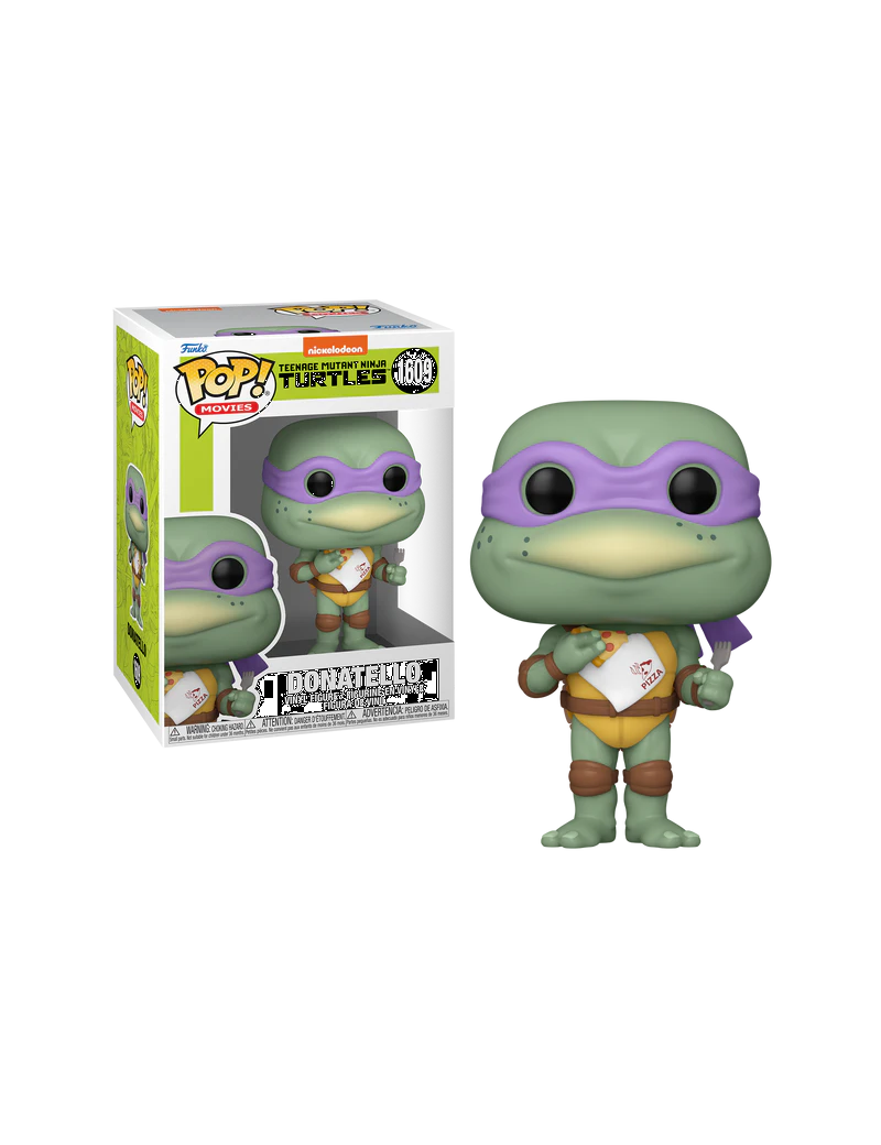 LES TORTUES NINJAS - POP Movie N° 1609 - Donatello avec Pizza Funko 1 - Culture-Pop-France LES TORTUES NINJAS - POP Movie N° 1609 - Donatello avec Pizza Funko 1 - Culture-Pop-France