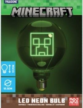 MINECRAFT - Creeper - Ampoule Néon LED Paladone 1 - Culture-Pop-France