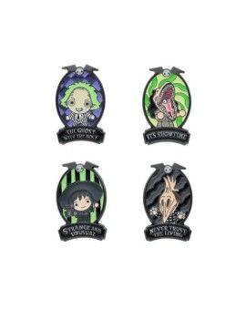 BEETLEJUICE - Set de 4 Pin's Grupo Erik 1 - Culture-Pop-France