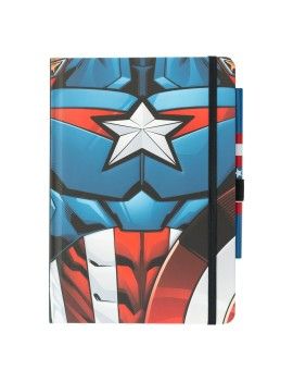 CAPTAIN AMERICA - Notebook Premium Format A5   Stylo-Bille Grupo Erik 1 - Culture-Pop-France