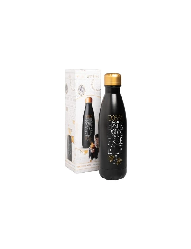 HARRY POTTER - Dobby - Bouteille Isotherme "Hot&Cold" - 500ml Grupo Erik 1 - Culture-Pop-France HARRY POTTER - Dobby - Bouteille Isotherme "Hot&Cold" - 500ml Grupo Erik 1 - Culture-Pop-France
