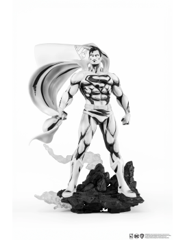 DC HEROES - Superman "Version Blanc & Noir" - Statuette 1/8 30cm PureArts 1 - Culture-Pop-France