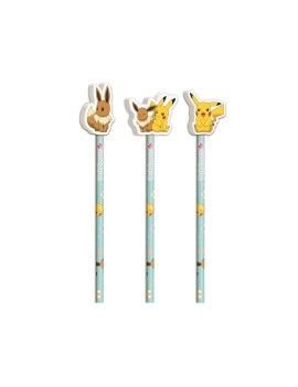 POKEMON - Collection Flower - Set de 3 Crayons avec Topper CYP 1 - Culture-Pop-France