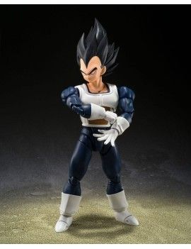 DRAGON BALL Z - Vegeta "Old Battle Clothes" - Fig. S.H. Figuarts 14cm Bandai Tamashii Nations 1 - Culture-Pop-France