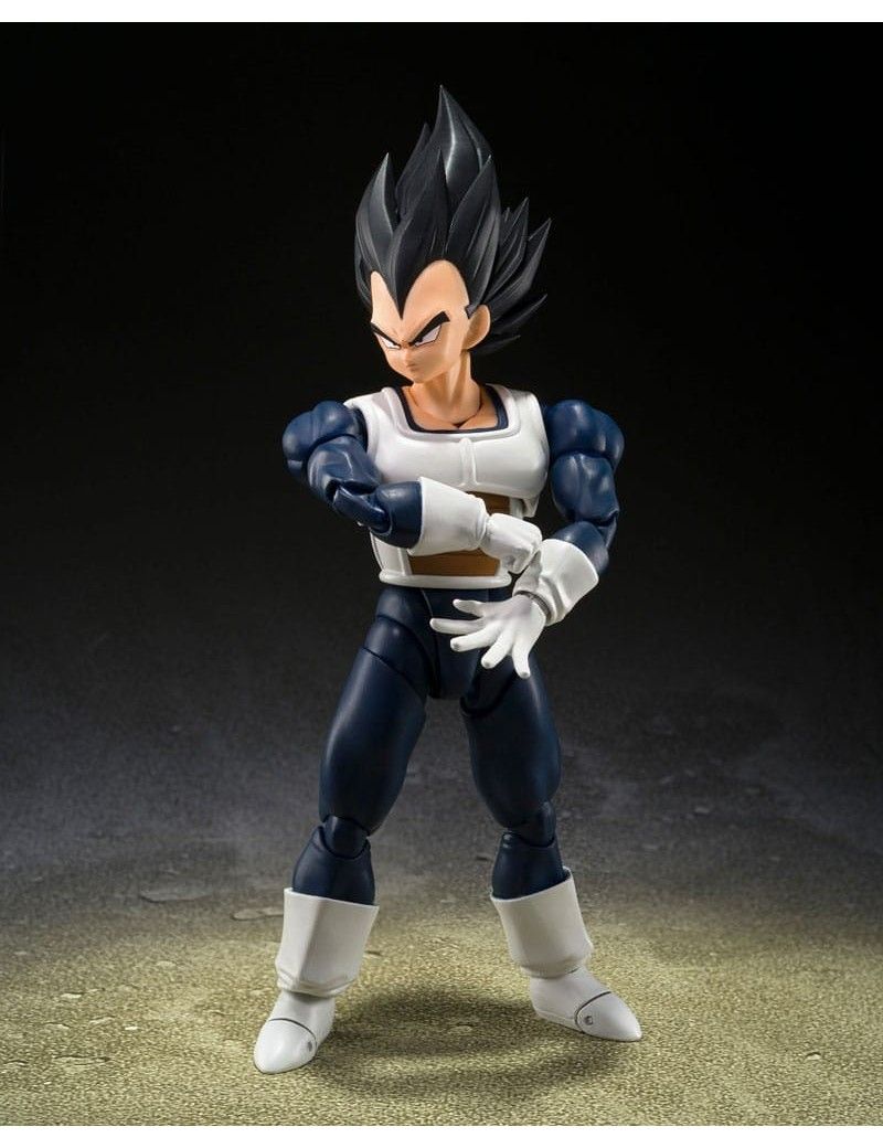 DRAGON BALL Z - Vegeta "Old Battle Clothes" - Fig. S.H. Figuarts 14cm Bandai Tamashii Nations 1 - Culture-Pop-France DRAGON BALL Z - Vegeta "Old Battle Clothes" - Fig. S.H. Figuarts 14cm Bandai Tamashii Nations 1 - Culture-Pop-France