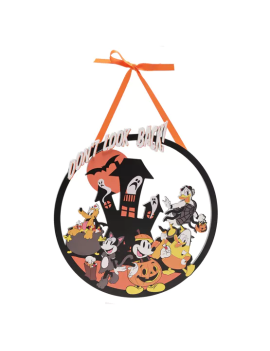 MICKEY & Friends - Halloween - Plaque Décorative Widdop 1 - Culture-Pop-France