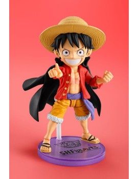 ONE PIECE - Luffy - Figurine WCF X S.H. Figuarts 8cm Bandai Tamashii Nations 1 - Culture-Pop-France