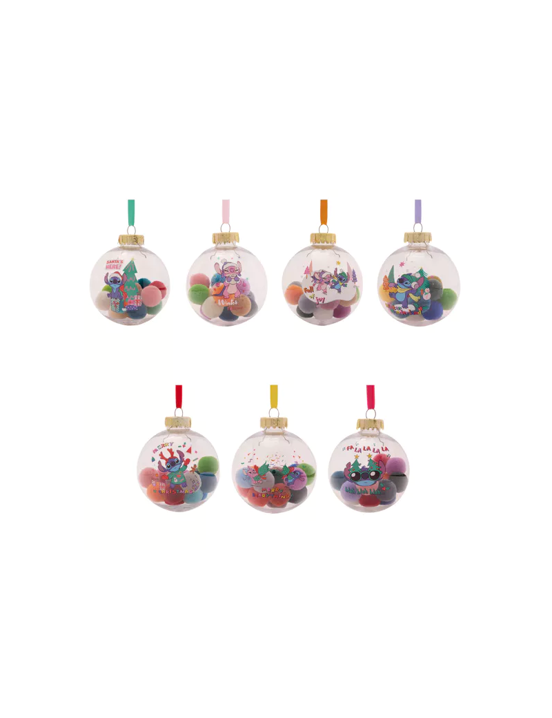 STITCH - Set de 7 Boules de Noël Pompom Widdop 1 - Culture-Pop-France STITCH - Set de 7 Boules de Noël Pompom Widdop 1 - Culture-Pop-France