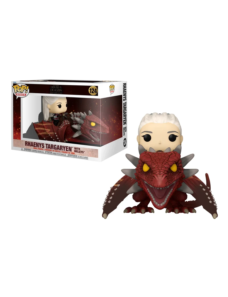 HOUSE OF THE DRAGON - POP Ride DLX N° 124 - Rhaenys avec Meleys Funko 1 - Culture-Pop-France HOUSE OF THE DRAGON - POP Ride DLX N° 124 - Rhaenys avec Meleys Funko 1 - Culture-Pop-France