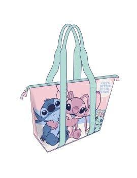 STITCH & ANGEL - Sac de Plage - 47x33x15cm Cerda 1 - Culture-Pop-France