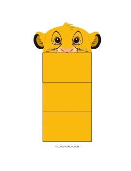 LE ROI LION - Simba - Coussin Matelas 3D 58x137cm AyMax 1 - Culture-Pop-France