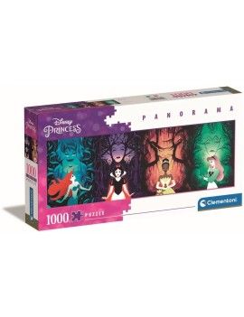 DISNEY - Ariel, Blanche-Neige, Tiana et Aurore - Puzzle Panorama 1000P Clementoni 1 - Culture-Pop-France