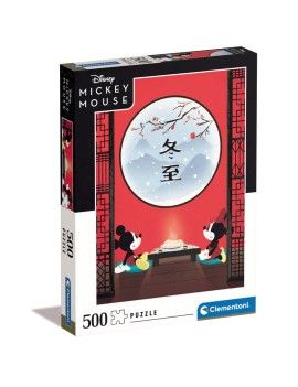 DISNEY - Mickey Minnie - Puzzle 500P Clementoni 1 - Culture-Pop-France