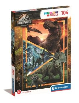 JURASSIC WORLD - Dinosaures - Puzzle Super 104P Clementoni 1 - Culture-Pop-France