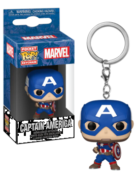 MARVEL NEW CLASSICS - Pocket Pop Keychains - Captain America Funko 1 - Culture-Pop-France