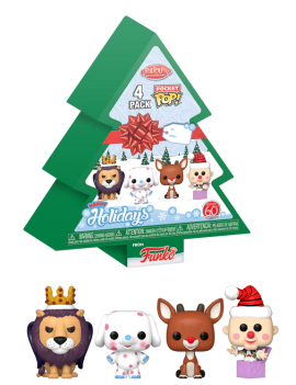 RUDOLPH - Pocket Pop 4 Pack - Tree Holiday Funko 1 - Culture-Pop-France