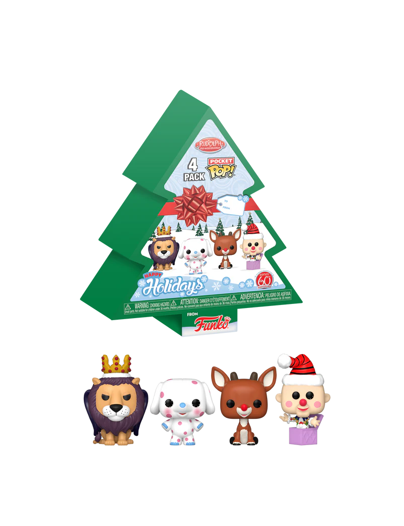 RUDOLPH - Pocket Pop 4 Pack - Tree Holiday Funko 1 - Culture-Pop-France RUDOLPH - Pocket Pop 4 Pack - Tree Holiday Funko 1 - Culture-Pop-France