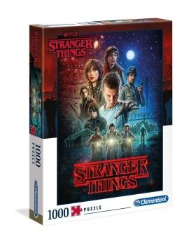 STRANGER THINGS - Season 1 - Puzzle 1000P Clementoni 1 - Culture-Pop-France
