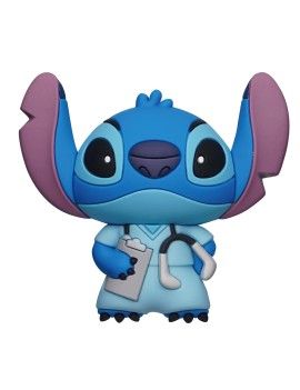 LILO & STITCH - Stitch infirmier - Aimant à collectionner en mousse 3D Monogram 1 - Culture-Pop-France