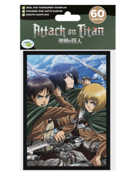 ATTAQUE DES TITANS - Trio - Protège-cartes Taille Japonaise (62x89mm) Level 42 1 - Culture-Pop-France