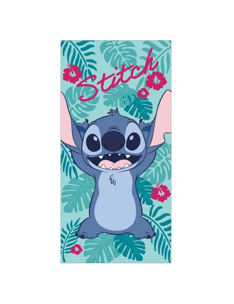 DISNEY - Stitch Fleur - Serviette de Plage 70x140cm AyMax 1 - Culture-Pop-France DISNEY - Stitch Fleur - Serviette de Plage 70x140cm AyMax 1 - Culture-Pop-France