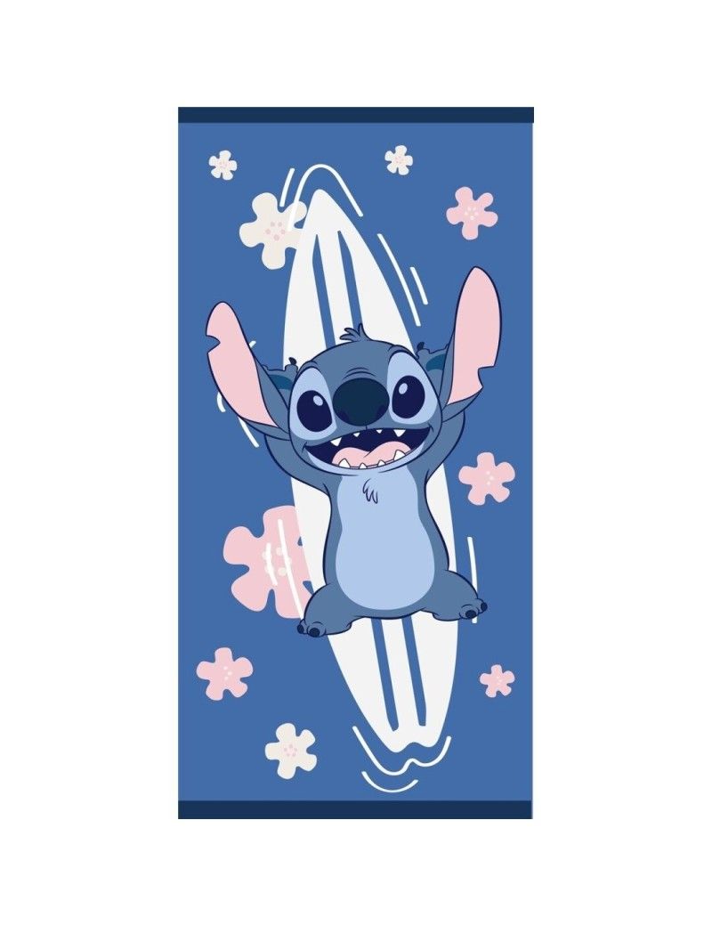 DISNEY - Stitch surf sur la mer - Serviette de Plage 70x140cm AyMax 1 - Culture-Pop-France DISNEY - Stitch surf sur la mer - Serviette de Plage 70x140cm AyMax 1 - Culture-Pop-France