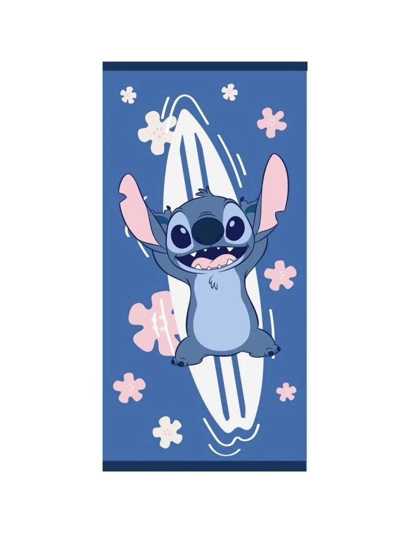 DISNEY - Stitch surf sur la mer - Serviette de Plage 70x140cm AyMax 1 - Culture-Pop-France DISNEY - Stitch surf sur la mer - Serviette de Plage 70x140cm AyMax 1 - Culture-Pop-France
