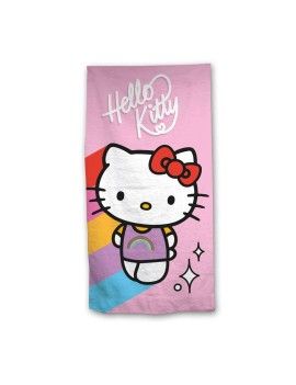HELLO KITTY - Arc-en-ciel - Serviette de Plage 70x140cm AyMax 1 - Culture-Pop-France