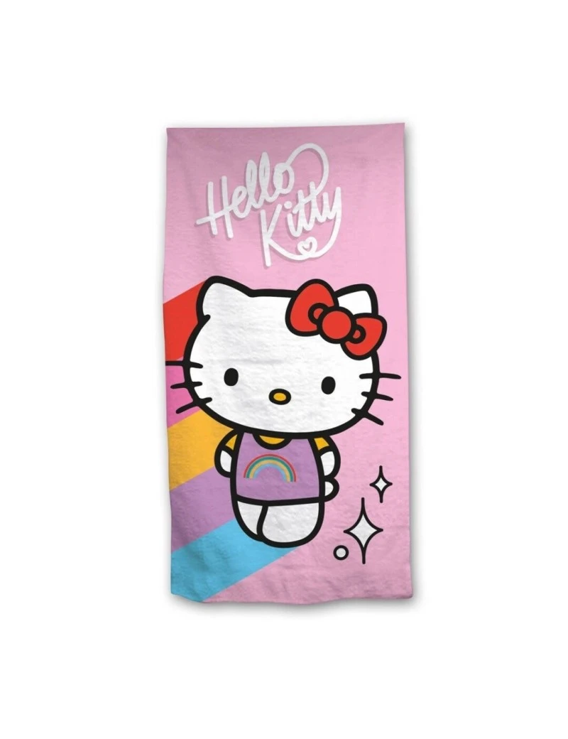 HELLO KITTY - Arc-en-ciel - Serviette de Plage 70x140cm AyMax 1 - Culture-Pop-France HELLO KITTY - Arc-en-ciel - Serviette de Plage 70x140cm AyMax 1 - Culture-Pop-France