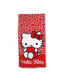 HELLO KITTY - Coeur - Serviette de Plage 70x140cm AyMax 1 - Culture-Pop-France