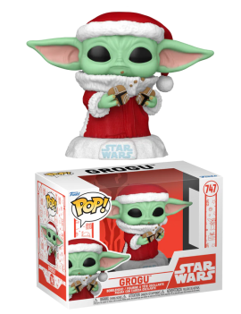 MANDALORIAN HOLIDAY - POP Star Wars N° 747 - Grogu (Santa) Funko 1 - Culture-Pop-France