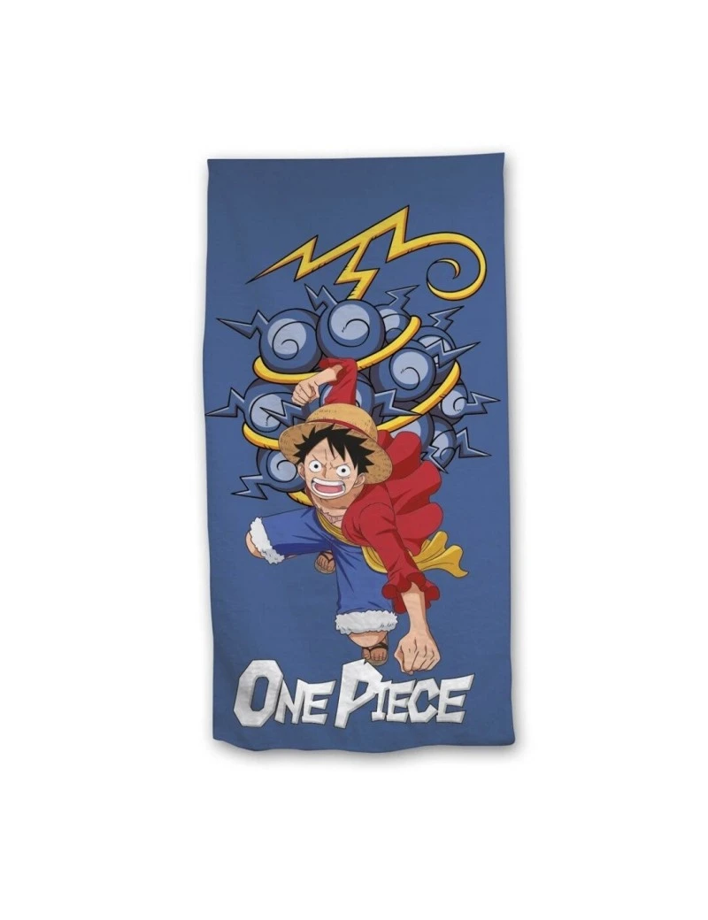 ONE PIECE - Luffy et Jiki Jiki no Mi - Serviette de Plage 70x140cm AyMax 1 - Culture-Pop-France ONE PIECE - Luffy et Jiki Jiki no Mi - Serviette de Plage 70x140cm AyMax 1 - Culture-Pop-France