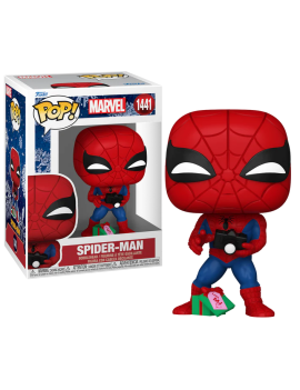 SPIDER-MAN - POP Marvel N° 1441 - Spider-Man avec cadeau ouvert Funko 1 - Culture-Pop-France
