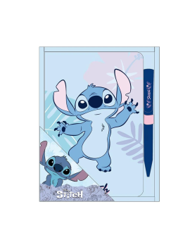 STITCH - Squishy - Gift Box Notebook   Stylo Bille 1 - Culture-Pop-France